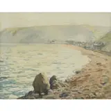 Alfred Heaton Cooper, Coastal Landscape, Watercolor