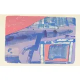 Robert Blackburn, Abstract Composition, Color Lithograph
