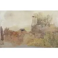 Wallace Reiss, Abstract Composition, Oil on Canvas