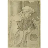 Lucas van Leyden, St. Luke, Engraving