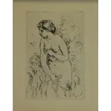 Baigneuse Debout by Pierre-Auguste Renoir, Etching, offered Apr 2019