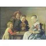 Jan Miense Molenaer, Children in Interior, Oil on Panel