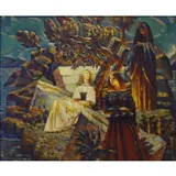 Carl Schmitt, Muses Marooned, Oil on canvas