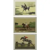Untitled by Mel Hunter, Lot of Three Equestrian Lithographs, offered Mar 2019