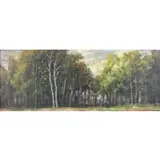 Lloyd Lozes Goff, Edge of the Woods, Oil on Canvas