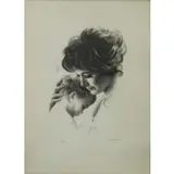 M. Lithograph Maurice, Mother and Daughter
