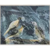 Howard Bradford, Seabirds, Color Lithograph