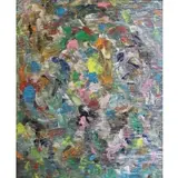 Hyo Soo Kim, Abstract Composition, Acrylic On Canvas