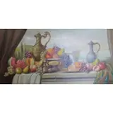 J. Oil on Canvas Collazzi, Still Life with Fruit