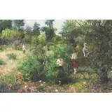 Richard Schmid, Strawberry Field, Oil on Canvas