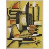 Albert Gleizes, Ink and gouache on yellow paper