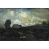 Arthur Parton, Moonlit Landscape