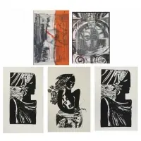 Viola Burley. Five Leak, Tension, Intaglios and Lithographs