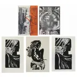 Viola Burley. Five Leak, Tension, Intaglios and Lithographs