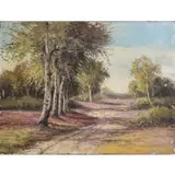 L.H Bellman, Country Landscape, Oil on Board