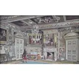 V. Oil on Canvas Coudron, Courtly Genre Scene