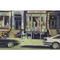 Michael Joseph, Newbury Street, Boston,1993, Oil on Canvas