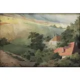 A.M. / 1916 by Arthur Frank Mathews, Watercolor, offered Feb 2018
