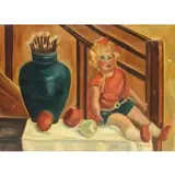 B. Oil on Canvas Manuel, Still Life with Doll
