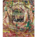 Origina Papito, Abstract, Mixed Media on Canvas