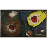 Emil Bisttram, Untitled, Enamel on Board