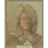 Charles Le Brun, Celebrites Francaises", Pastel on Paper