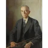 Ernest Ludvig Ipsen, Portrait of Frederick Van Duzer Longacre,1937, Oil on Canvas