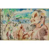 Phoebe Legere, To Patsy Patsy and Joe, Watercolor on Paper