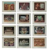 Les Diner de Gala by Salvador Dalí, Portfolio of 12 Signed Lithographs, offered Nov 2017