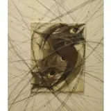 Mary Gardner Preminger, Untitled Abstract Composition, Mixed Media Collage on Canvas