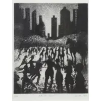After the Event I by Bill Jacklin, 2000, Etching with Aquatint, offered Sep 2017