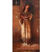 Maher Morcos, Shade She Desires, 1988, Oil on Canvas "Shade She Desires"