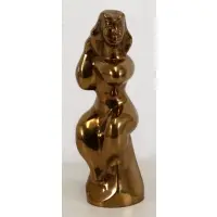 2 by Chaim Gross, Polished Bronze Sculpture, offered May 2017