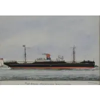 Giovanni Luzzo, SS Jolee - Philadelphia - Venice 31-10-1924, Watercolor