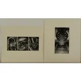 Carol Wax, Party Line, Mezzotints