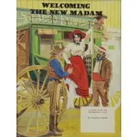 Howard Nostrand, Welcoming the New Madam: A Scene From The Sentimental Past, Gouache on Paper "Welcoming the New Madam: A Scene From The Sentimental Past"