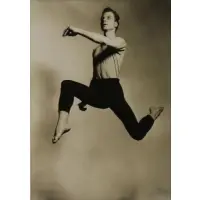 Leap by Barbara Morgan, Gelatin Silver Print "Leap" Merce Cunningham, 1942, offered Oct 2016