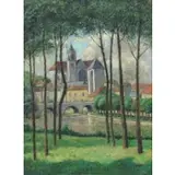 Harry Lachmnan, Moret, Oil on Canvas
