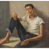 Steve Dohanos, Portrait of a Boy, 1952, Oil on Canvas