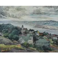Cloudswept by J. Barry Green, Oil on Canvas, offered Jun 2016