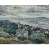 J. Barry Green, Cloudswept, Oil on Canvas