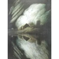 Night Reflections by Robert Kipniss, Oil on Canvas "Night Reflections" Titled verso, offered Jun 2016