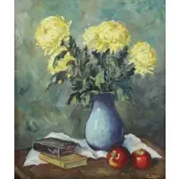Theo Elsinger, Still Life, Oil on Canvas