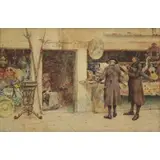 Francisco Peralta Campo, Antiquario, Watercolor