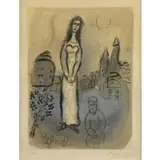 Marc Chagall, Esther, Lithograph "Esther"