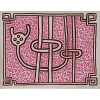Chocolate Buddha by Keith Haring, offered Apr 2015