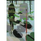 Alvin D. Loving, The Red Queen, Color Screenprint "The Red Queen"