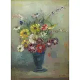 Jakub Zucker, Floral Still Life