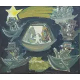 Gianpolo Berto, Racconto Popolare, Oil on Board "Racconto Popolare"