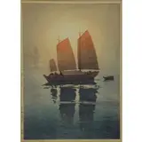 Hiroshi Yoshida, Sailing Boats - Morning